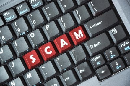 Is the internet the main source for scams in Australia?
