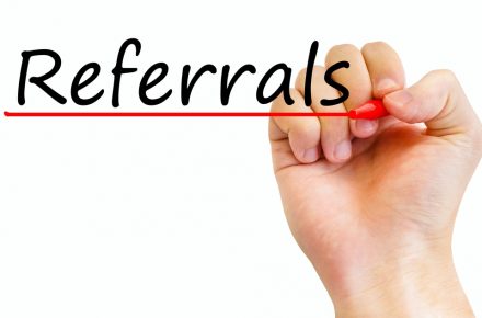 What kind of referrals are essential for growing SMEs?