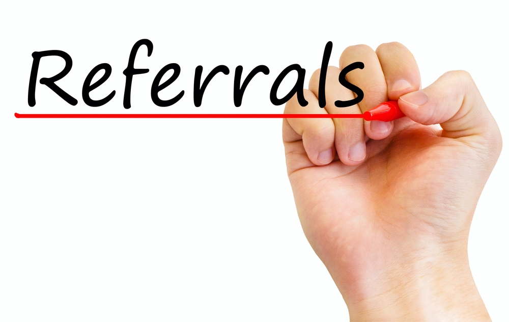 What kind of referrals are essential for growing SMEs?